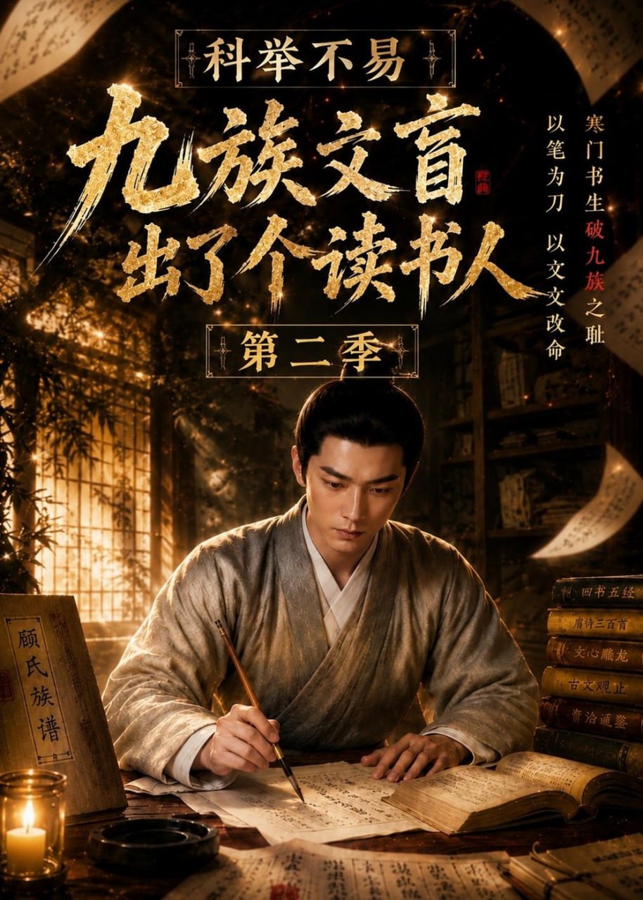 科举不易，九族文盲出了个读书人第二季